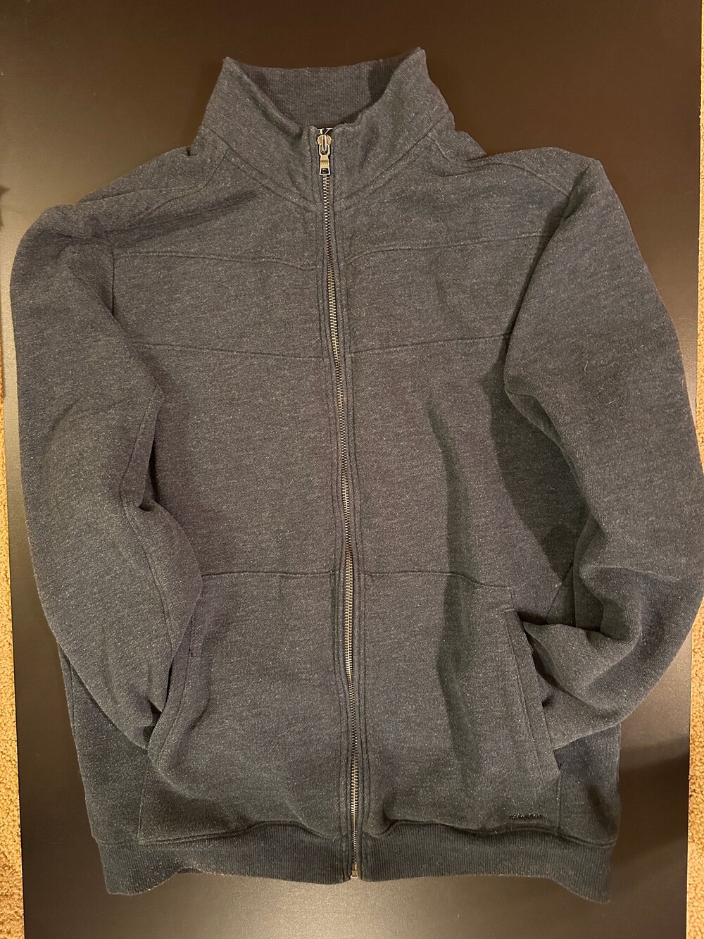 Calvin Klein Zip-Up Jacket Size Medium Fleece for casual Fall